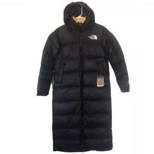 north face nuptse long coat